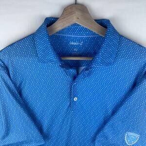 Johnnie O Men's Size XL Polo Golf Shirt Casual Collared All Over Print